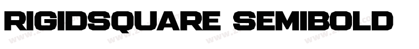 RigidSquare SemiBold字体转换